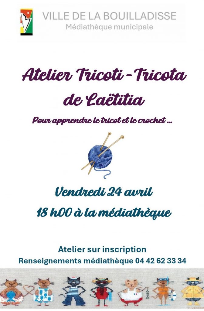 Atelier Tricoti - Tricota de Laëtitia