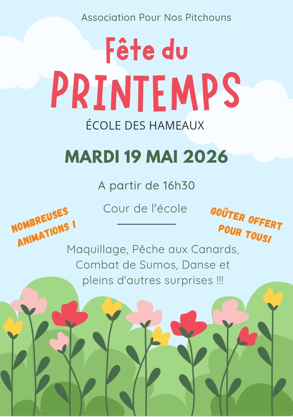 [Pour Nos Pitchouns] Fête du printemps