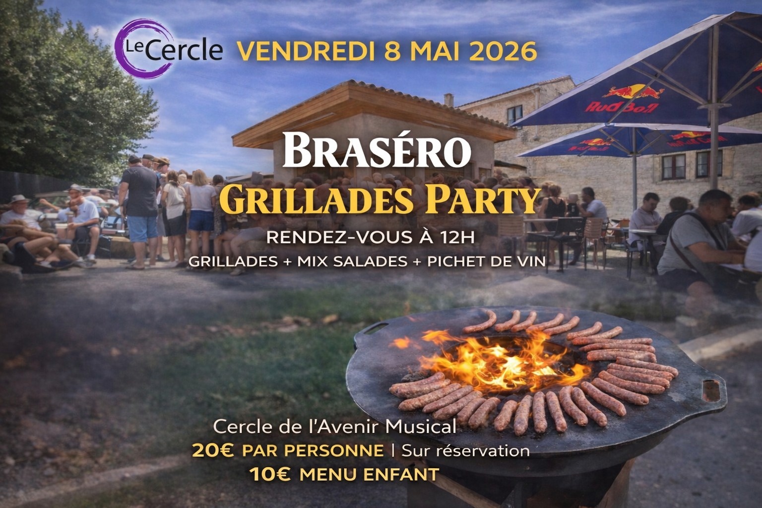 [Cercle de l'Avenir Musical] Braséro / Grillades party