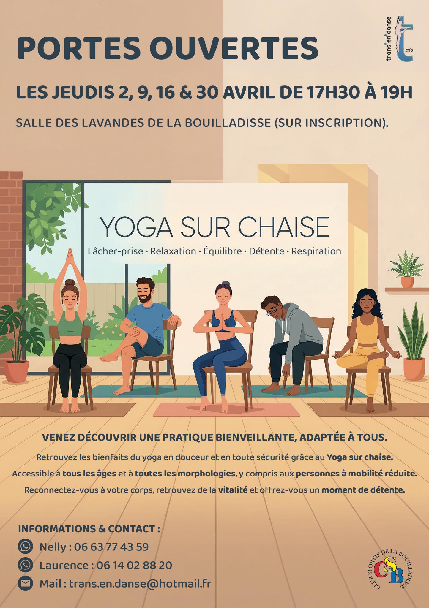 [Trans'en'danse] Yoga sur chaise